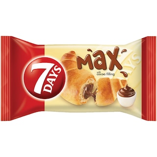 7Days | Max | Croissant cu umplutura cu cacao 85g