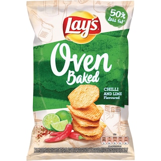Lay's | Chipsuri rumenite in cuptor cu aroma de chilli si lime 125g