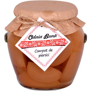 Odaia Buna | Compot de piersici 500g