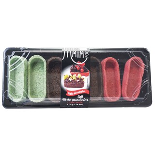 Maia | Coji tarte miniecler colorate, 14 buc. 110g