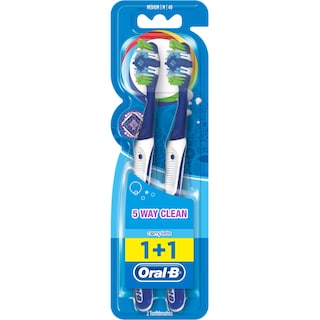 Oral-B | Complete | Periuta de dinti 5-Way Clean 2 bucati