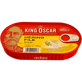King Oscar | Hering file in ulei 170g