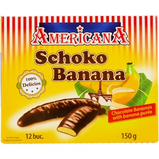 Americana | Batoane de ciocolata Schoko Banana 150g