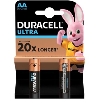 Duracell | Baterii alcaline Ultra AA 2 bucati