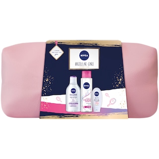 Nivea | Set cadou apa micelara, sampon micelar, crema de maini