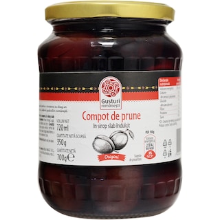 Gusturi romanesti | Compot de prune 700g