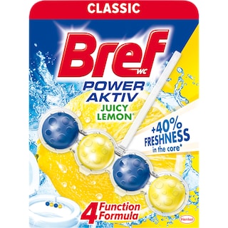 Bref | Odorizant toaleta Power aktiv lemon 50g