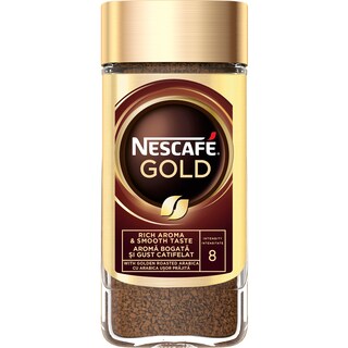 Nescafe | Gold | Cafea naturala solubila premium  200g
