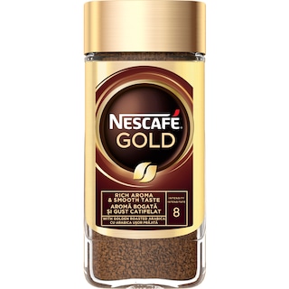 Nescafe | Gold | Cafea naturala solubila premium  200g