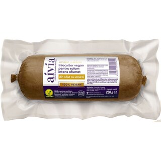 Aivia | Salam vegan intens afumat din naut cu usturoi 250g