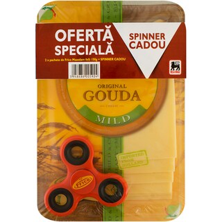 Frico | Gouda | Branza pachet gauda + fidget spinner cadou 2x150g