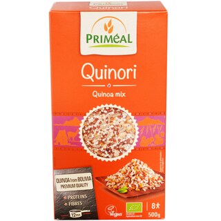 Primeal | Quinori cu quinoa rosie, orez, naut si susan bio 500g