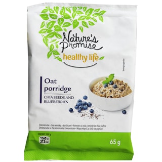 Nature's Promise Healthy Life | Amestec cu ovaz, chia si afine 65g