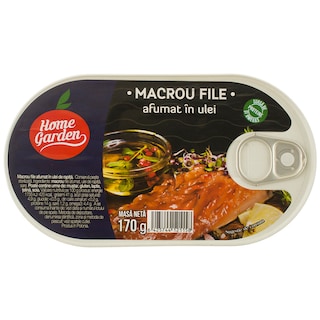 Home Garden | Macrou file afumat conserve 170g