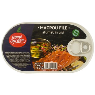 Home Garden | Macrou file afumat conserve 170g