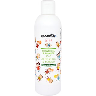 Essentiq | Gel de dus & sampon organic pentru copii cu Aloe vera si Mango 250ml