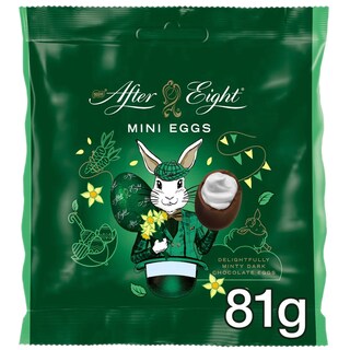 After Eight | Mini oua de ciocolata cu crema cu aroma de menta 81g