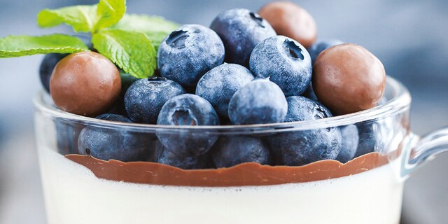 Verrina cu mousse de ciocolata