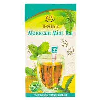 T-Stick | Ceai verde cu aroma de menta 15 pliculete 15x1.9g