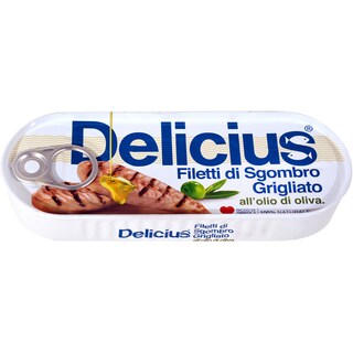 Delicius | File de macrou la gratar in ulei de masline 110g
