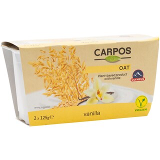 Carpos | Desert pe baza de ovaz cu vanilie 2x125g