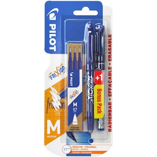 Pilot | Frixion | Set Roller + 3 rezerve + fineliner