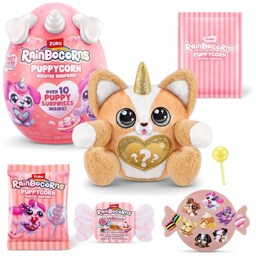 Rainbocorns | Jucarie de plus surpriza, Raibocorn, Puppycorn, S4