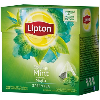 Lipton | Ceai verde cu menta  20x1.6g
