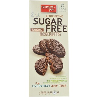 Sweet Plus | Biscuiti fara zahar cu ciocolata 100g