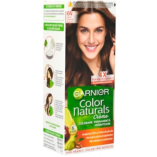 Garnier | Color Naturals | Vopsea de par 6N Saten Deschis Natural