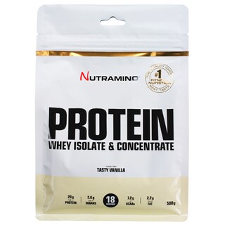 Nutramino | Pudra proteica cu aroma de vanilie 500g