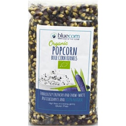 Porumb albastru bio pentru popcorn 350g