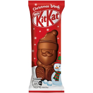 KitKat | Figurina Mos Craciun din ciocolata cu lapte 29g