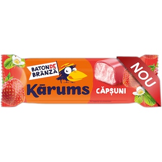 Karums | Baton de branza cu capsuni 38g