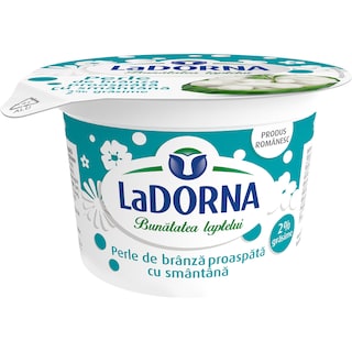 LaDORNA | Perle de branza proaspata cu smantana 180g