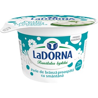 LaDORNA | Perle de branza proaspata cu smantana 180g