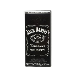 Goldkenn | Ciocolata cu lapte umpluta cu Whiskey Jack Daniel's 100g