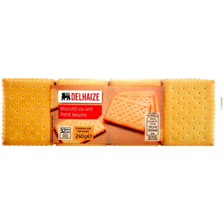 Delhaize | Biscuiti Petit Beurre cu unt 240g