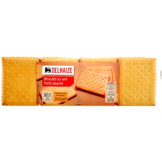 Delhaize | Biscuiti Petit Beurre cu unt 240g