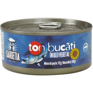 Sargetia | Ton bucati in ulei vegetal 160g