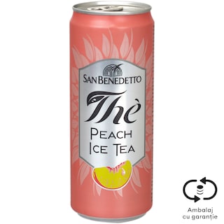 Bautura racoritoare de ceai de piersica 330ml