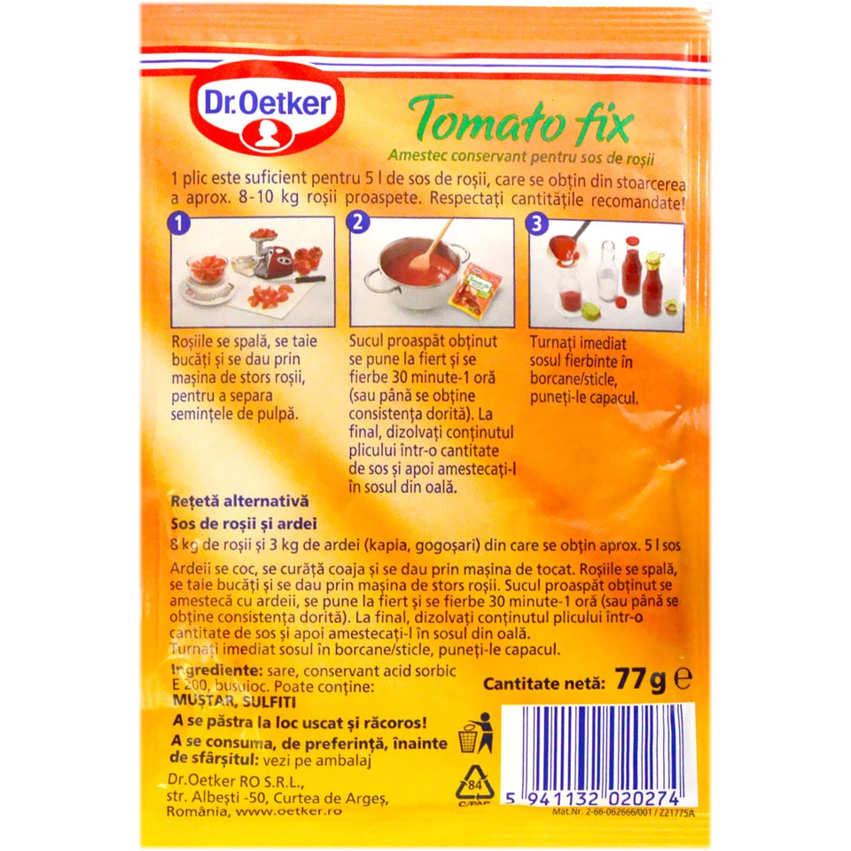 Dr. Oetker | Tomato fix 77g | Mega-image