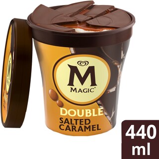 Magnum | Pint | Inghetata double caramel sarat 310g
