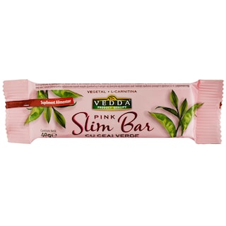 Vedda | Baton slim pink cu ceai verde 40g