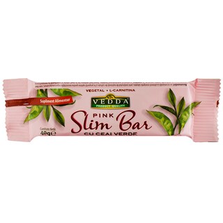 Vedda | Baton slim pink cu ceai verde 40g