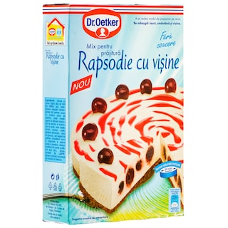 Dr. Oetker | Mix pentru prajituri Rapsodie cu visine 252g