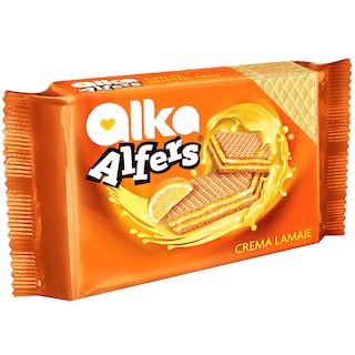Alka | Alfers | Napolitane cu crema de lamaie 170g