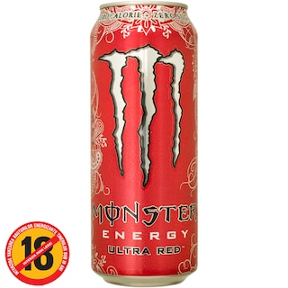Monster | Energizant Ultra Red, zero zahar 0.50l