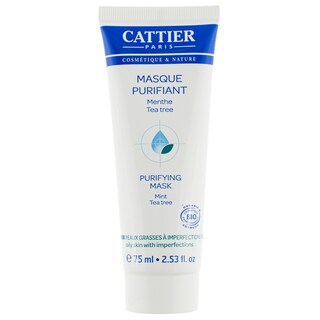 Cattier | Masca ten purificatoare cu menta si tea tree 75ml