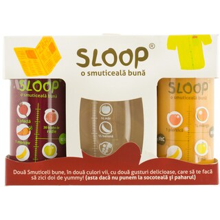 Sloop | Smoothie mix cu pahar cadou 2x200ml